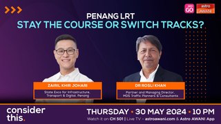 Consider This: Penang LRT (Part 1) - Autonomous Rapid Transit a Better Option?
