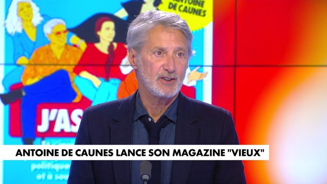 Pour Antoine de Caunes, le secret pour rester jeune «c’est la curiosité, de rester éveiller et de s’intéresser au monde»