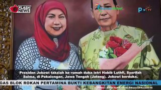 Jokowi Tazkiah ke Rumah Duka Almarhumah Syarifah Salma