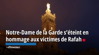 Comme la mairie de Marseille, la basilique Notre-Dame de la Garde éteint la lumière