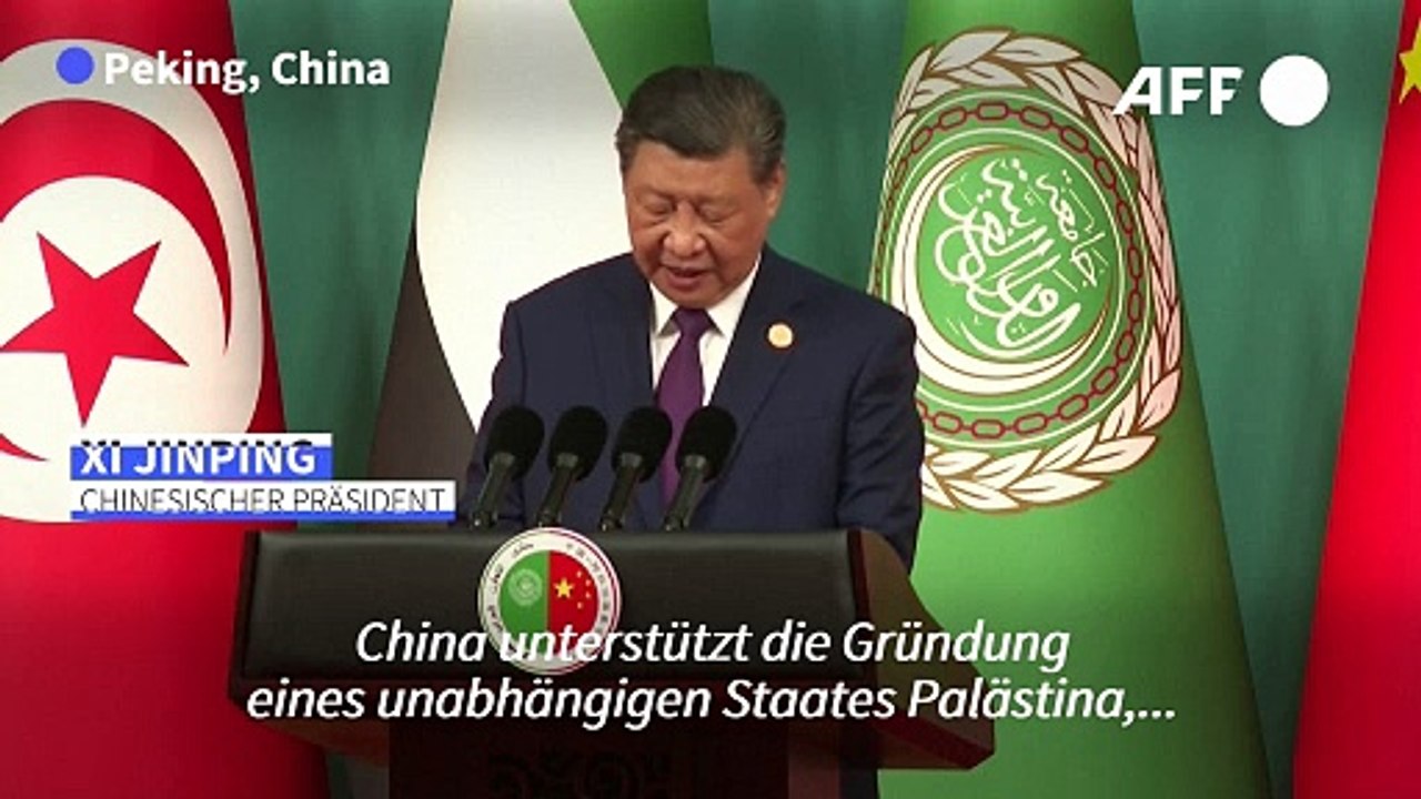 China fordert Nahost-Friedenskonferenz