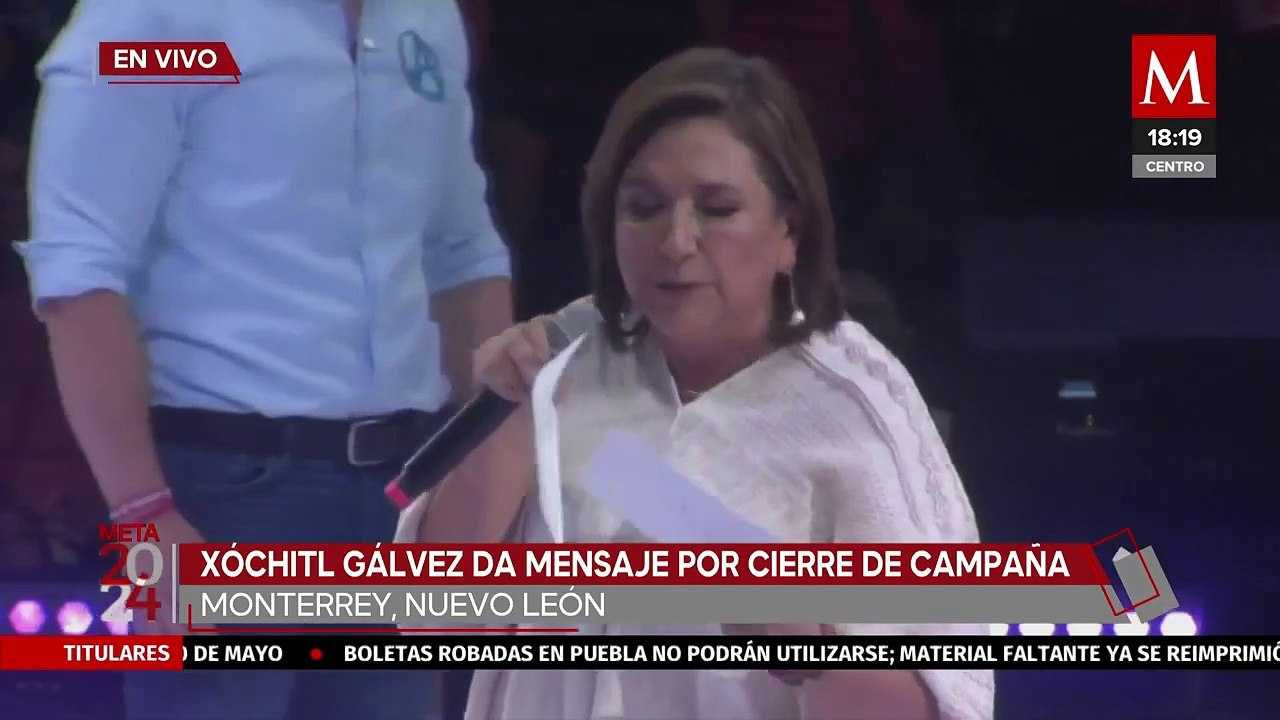 "Vamos a abrir las puertas de Palacio Nacional para todos los mexicanos": Xóchitl Gálvez