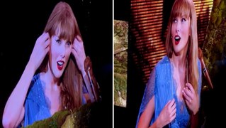 La incredulidad de Taylor Swift con la ovación del Bernabéu