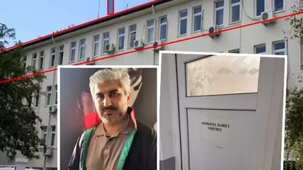 Kaş Adliyesi tuvaletinde anahtar kullanımı kaldırıldı
