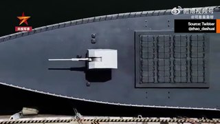 中国、10番目の055型駆逐艦を進水