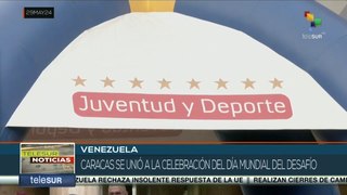 Venezolanos se unen a la celebración del día mundial del desafío.