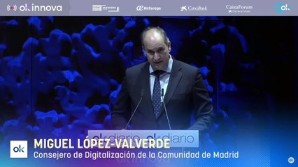 Intervención de Miguel López-Valverde, consejero de Digitalización de la Comunidad de Madrid,  en la II Jornada OKINNOVA