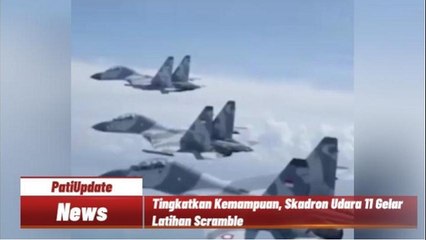 Skadron Udara 11 TNI AU Latihan Simulasi Scramble