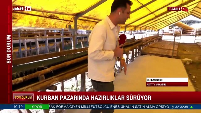 Kurban pazarında hazırlıklar hız kesmeden devam ediyor