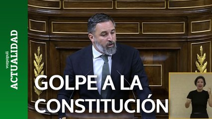 Abascal: "Hoy se quiere amnistiar un golpe a la Constitución"