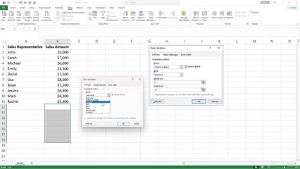 6. Data Validation and Conditional Formatting