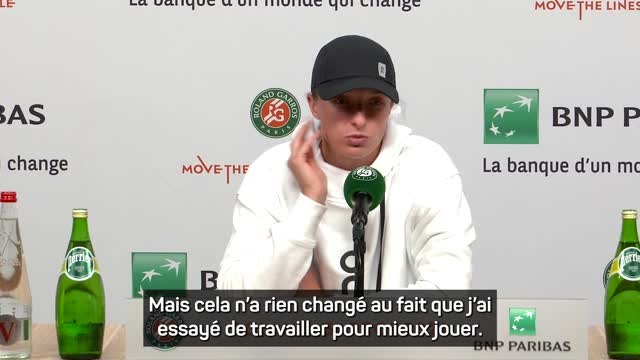 Roland-Garros - Swiatek : Je ne croyais pas que je pouvais gagner