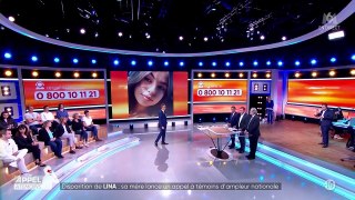 Extrait de l'émission Appels à témoins consacré à l'affaire Lina : une autre disparition est mise en parallèle avec celle de l'adolescente