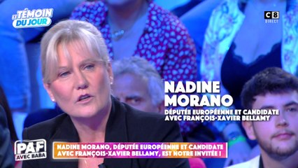 Nadine Morano, députée européenne et soutien de François-Xavier Bellamy dans TPMP !