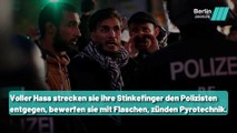 Gewalt und Hass: Angriffe auf Polizei bei Protest in Berlin