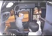 Attempted bus thief damaged