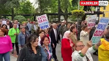 Trabzon Emek ve Demokrasi Platformu İsrail'in Filistin'e saldırılarını protesto etti