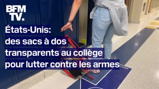 Ces collégiens américains portent des sacs à dos transparents pour détecter rapidement la présence d'armes à feu