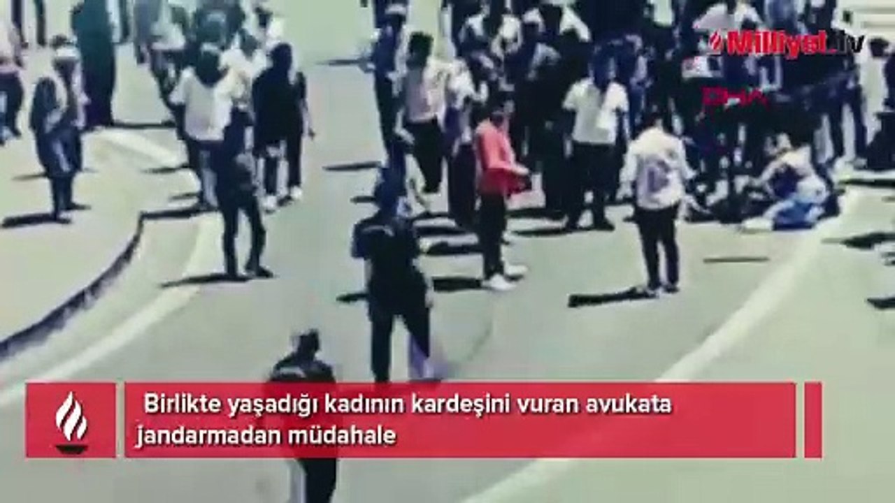 Birlikte yaşadığı kadının kardeşini vuran avukata jandarmadan müdahale