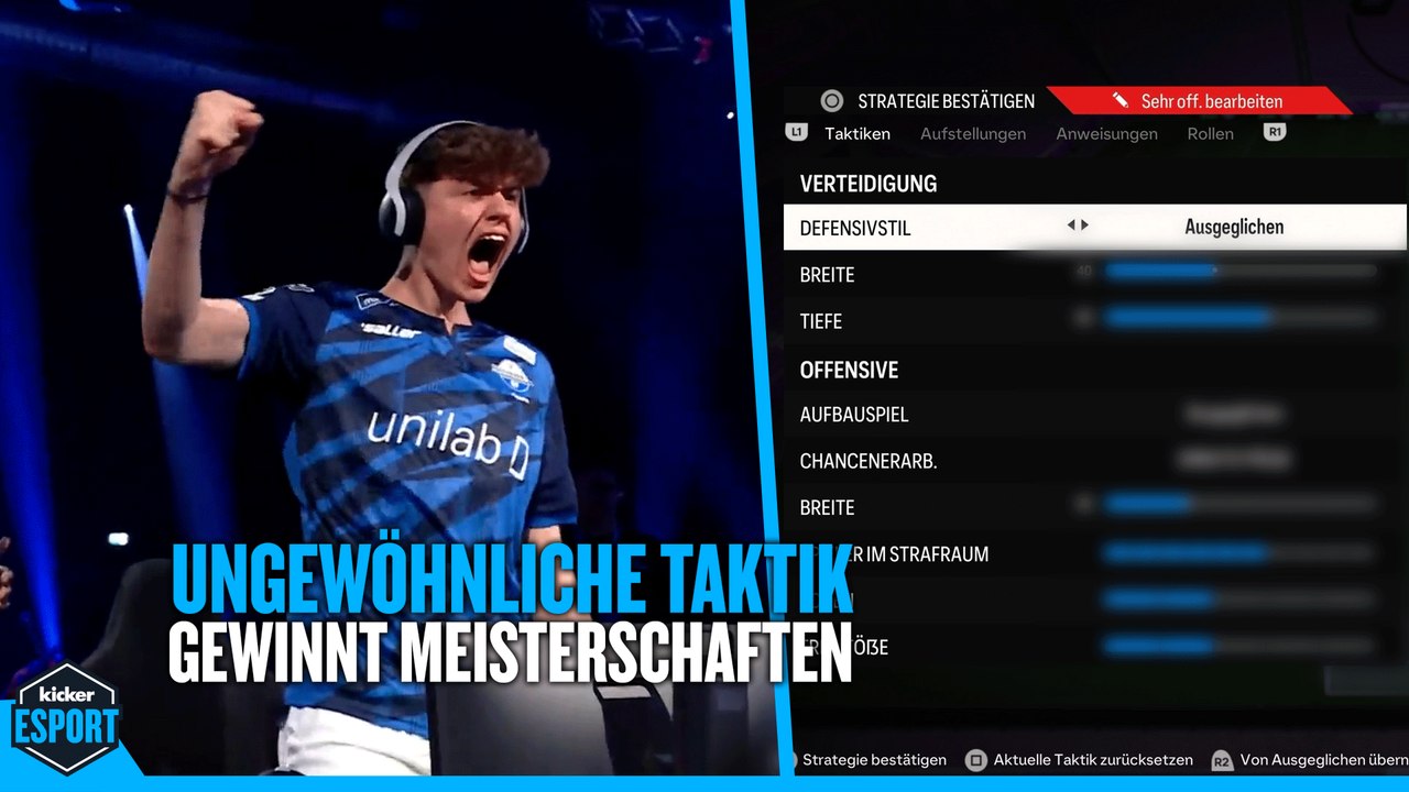 FC 24: Die Taktik des eChampions-League-Siegers