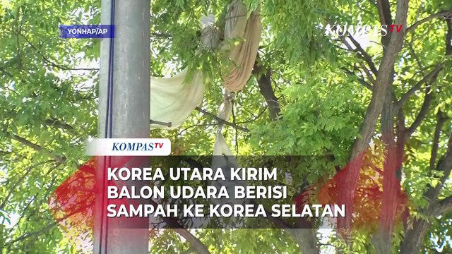 Korut Kirim Balon Udara Berisi Sampah ke Korsel, Ini Penampakannya