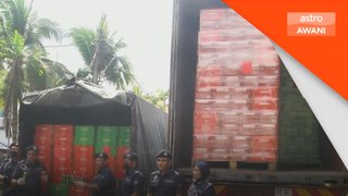 Dua kegiatan seludup rokok, minuman keras bernilai RM13 juta tumpas