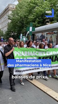 On a vraiment l'impression qu'on se moque de nous : les pharmaciens manifestent à Nice