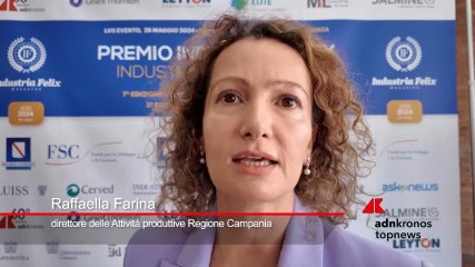 Industria Felix, Farina: "Regione Campania sostiene innovazione"
