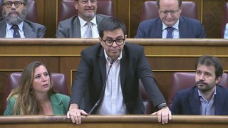 Bronca en el Congreso entre diputados de Vox, Sumar y PSOE