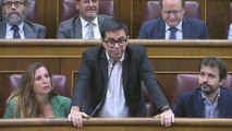 Bronca en el Congreso entre diputados de Vox, Sumar y PSOE