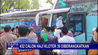 432 Calon Haji Kloter 39 Asal Garut Diberangkatkan dari Pendopo Kabupaten