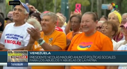 Pdte. Nicolás Maduro anunció crear el Ministerio para los adultos mayores.