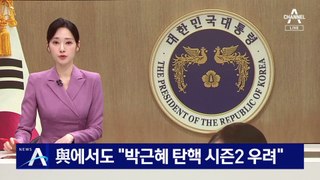 與에서도 “박근혜 탄핵 정국 시즌2 우려”