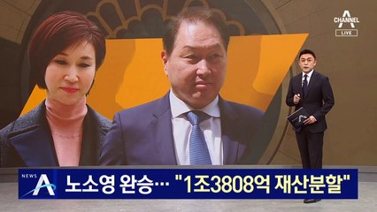 노소영 완승…“1조 3808억 재산 분할”