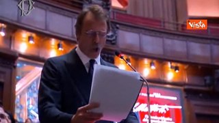 Alessandro Preziosi legge alla Camera l'ultimo discorso di Matteotti