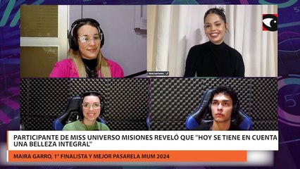 Participante de Miss Universo Misiones reveló que "hoy se tiene en cuenta una belleza integral"