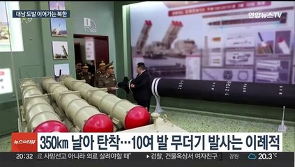 북한, 이번엔 무더기 미사일…나흘째 '복합 도발'