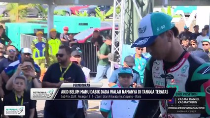 Akid Aziz belum mahu dabik dada biarpun kekal mendominasi saingan CP150