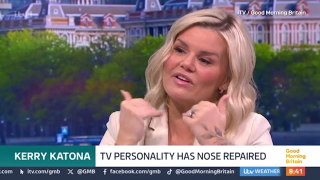 Richard Madeley appalls viewers as he inspects Kerry Katona's reconstructed nose
