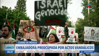 Embajadora de Israel en México expresa su preocupación por los actos vandálicos