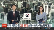 정부 배당수입 2조 원대 회복…한전·가스공사 제외