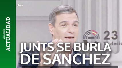 Junts se mofa de Pedro Sánchez inmediatamente después de aprobar la Amnistía