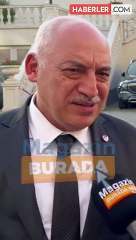 TFF Başkanı Mehmet Büyükekşi'ye Galatasaray'ın şampiyonluğunu sordular, "Çok şükür" dedi
