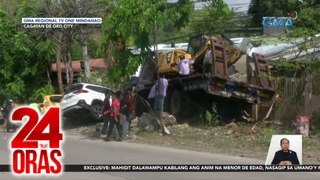 Bahagi ng bahay sa Cagayan de Oro City, wasak matapos araruhin ng truck | 24 Oras