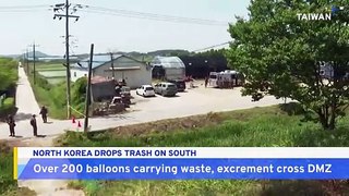 North Korea Sends Trash-Filled Balloons Across DMZ