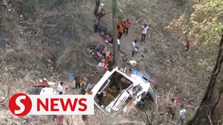 Bus falls into gorge in northern India, at least 15 people killed