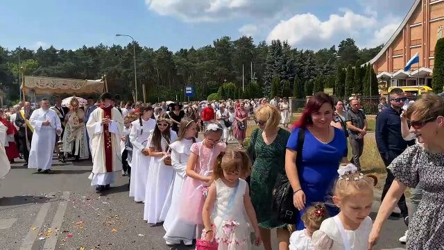 Boże Ciało 2024 we Włocławku. Procesja w parafii św. Józefa (os. Zazamcze)