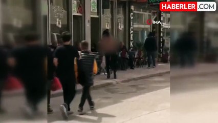Ağrı'da çıplak gezen kadın herkesi şoka uğrattı