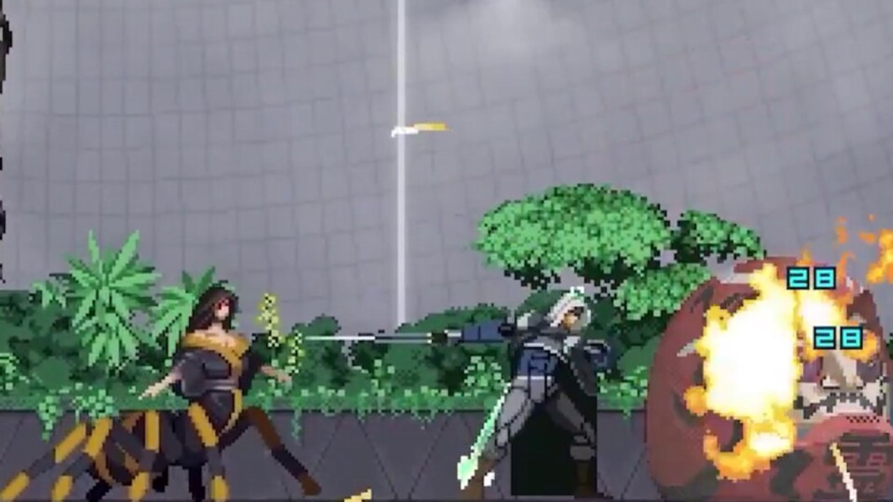 In Blade Chimera erkundet ihr in klassischer Metroidvania-Manier das japanische Osaka