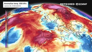 Se acerca una masa de aire polar que dejará un importante descenso térmico y tormentas en España